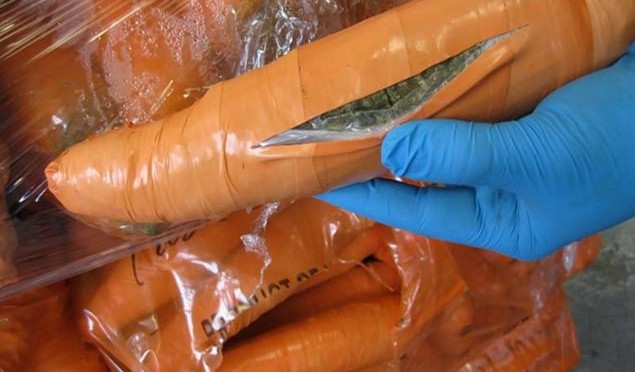 Drug smugglers busted after disguising more than a ton of marijuana as fresh carrots