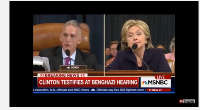 Trey Gowdy Reminds Hillary Clinton ‘”You Do That You’re Going To Jail”